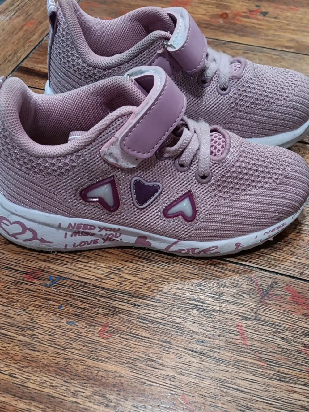 Kids Lightweight Slip-On Sneakers in Dusty Pink